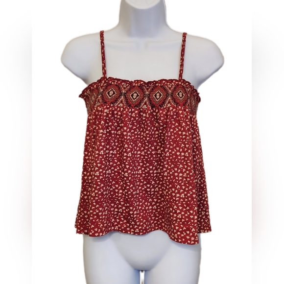 Patrons of Peace Tops - Patrons of Peace Bohemian Spaghetti Strap Blouse Size Medium